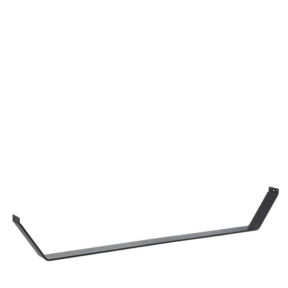 Rustikales Wildeiche Holzbett Mit Metallkufen - Space - Image 4