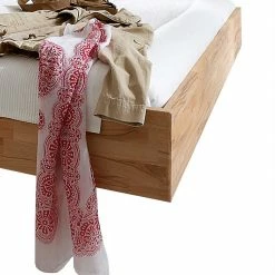 Schwebeoptik Doppelbett Aus Kernbuche - Mesiva -Massivholzbetten Shop schwebeoptik doppelbett aus kernbuche auch mit haenge nachttischen mesiva 05