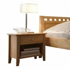 Set Bett & Nachtkonsolen Aus Holz - Jilmena (dreiteilig) 4 Set Bett & Nachtkonsolen Aus Holz - Jilmena (dreiteilig) -Massivholzbetten Shop set bett nachtkonsolen aus holz kernbuche geoelt jilmena 04