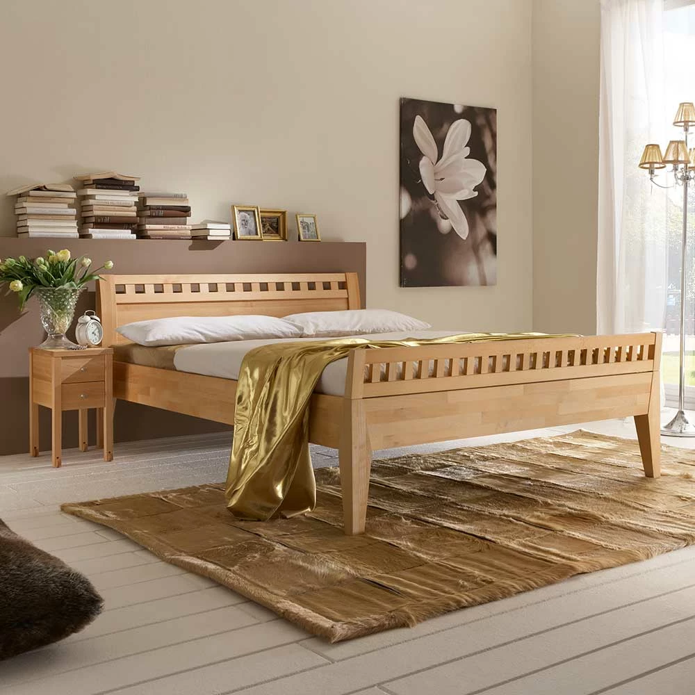 Set Einzelbett Mit Kopf- & Fußteil - Jilmena I (zweiteilig) - Image 2