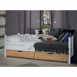 Stauraum Bettgestell Mit Zwei Schubkästen - Mancus