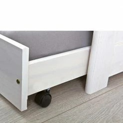 Weißes Funktionsbett Mit Rollrosten - Fistran 5 Weißes Funktionsbett Mit Rollrosten - Fistran -Massivholzbetten Shop weisses funktionsbett mit rollrosten in drei groessen fistran 05