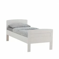 Weißes Holzbett Arbitia Aus Buche Massiv