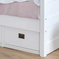 Weißes Kojenbett 90x200 Mit 3 Schubladen - Eicando 2 Weißes Kojenbett 90x200 Mit 3 Schubladen - Eicando -Massivholzbetten Shop weisses kojenbett 90x200 mit 3 schubladen in modernem design eicando 03