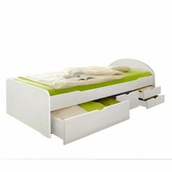 Weißes Komfortbett Mit Stauraum - Filomena 3 Weißes Komfortbett Mit Stauraum - Filomena -Massivholzbetten Shop weisses komfortbett mit stauraum aus massivholz 90x200 100x200 filomena 03