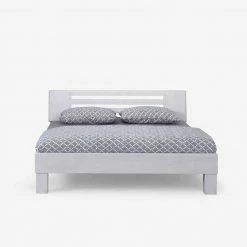 Weißes Massivholzbett Annabell Mit Kopfteil 3 Weißes Massivholzbett Annabell Mit Kopfteil -Massivholzbetten Shop weisses massivholzbett kopfteil 200cm oder 220cm laenge annabell 03