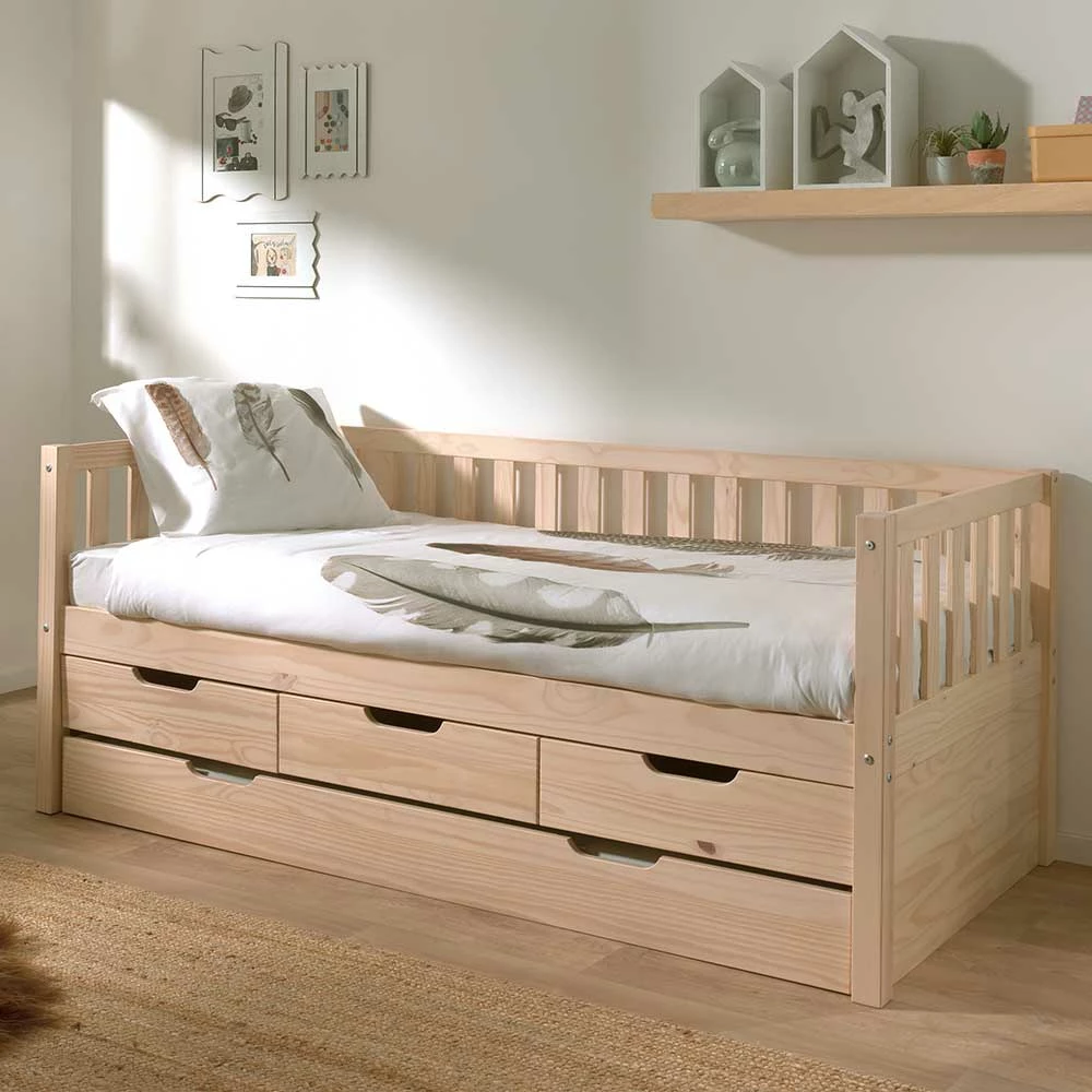 White Wash Kojenbett Mit Schubladen - Corpus - Image 2