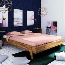 Wildeiche Bettrahmen Kein Kopfteil - Hardus -Massivholzbetten Shop wildeiche bettrahmen kein kopfteil in vier breiten online bestellen hardus 02