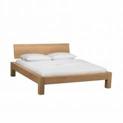 Wildeiche Doppelbett Amando In Honigfarben Geölt