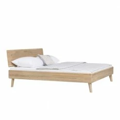 Wildeiche Doppelbett In 160x200 Oder 180x200 - Aicandus