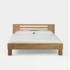 Wildeiche Doppelbett Alicudia Mit Leicht Geneigtem Kopfteil -Massivholzbetten Shop wildeiche doppelbett mit leicht geneigtem kopfteil alicudia 02