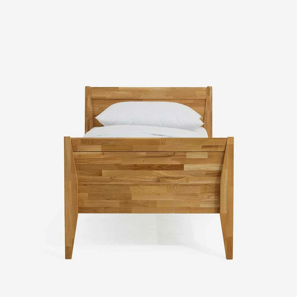 Wildeiche Einzelbett Sionna Mit Kopf- Und Fußteil - Image 3