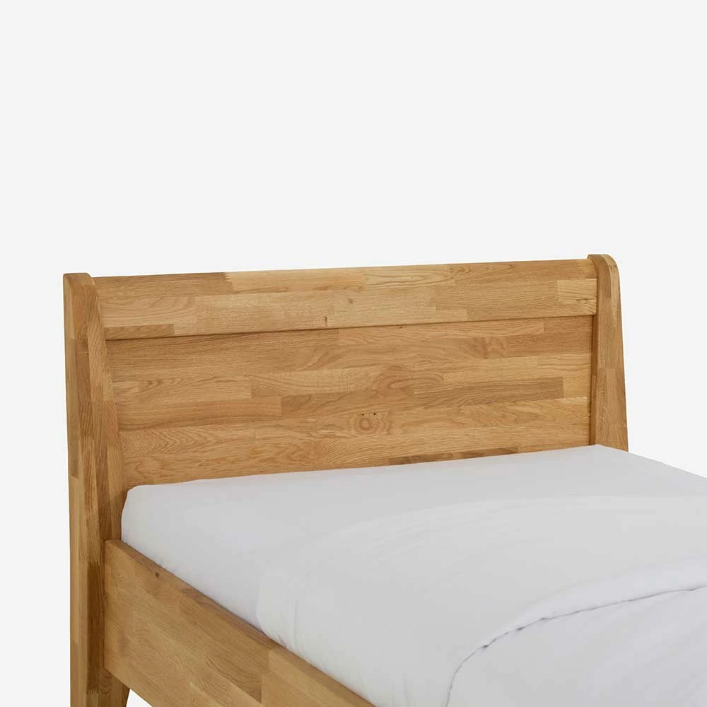 Wildeiche Einzelbett Sionna Mit Kopf- Und Fußteil - Image 4