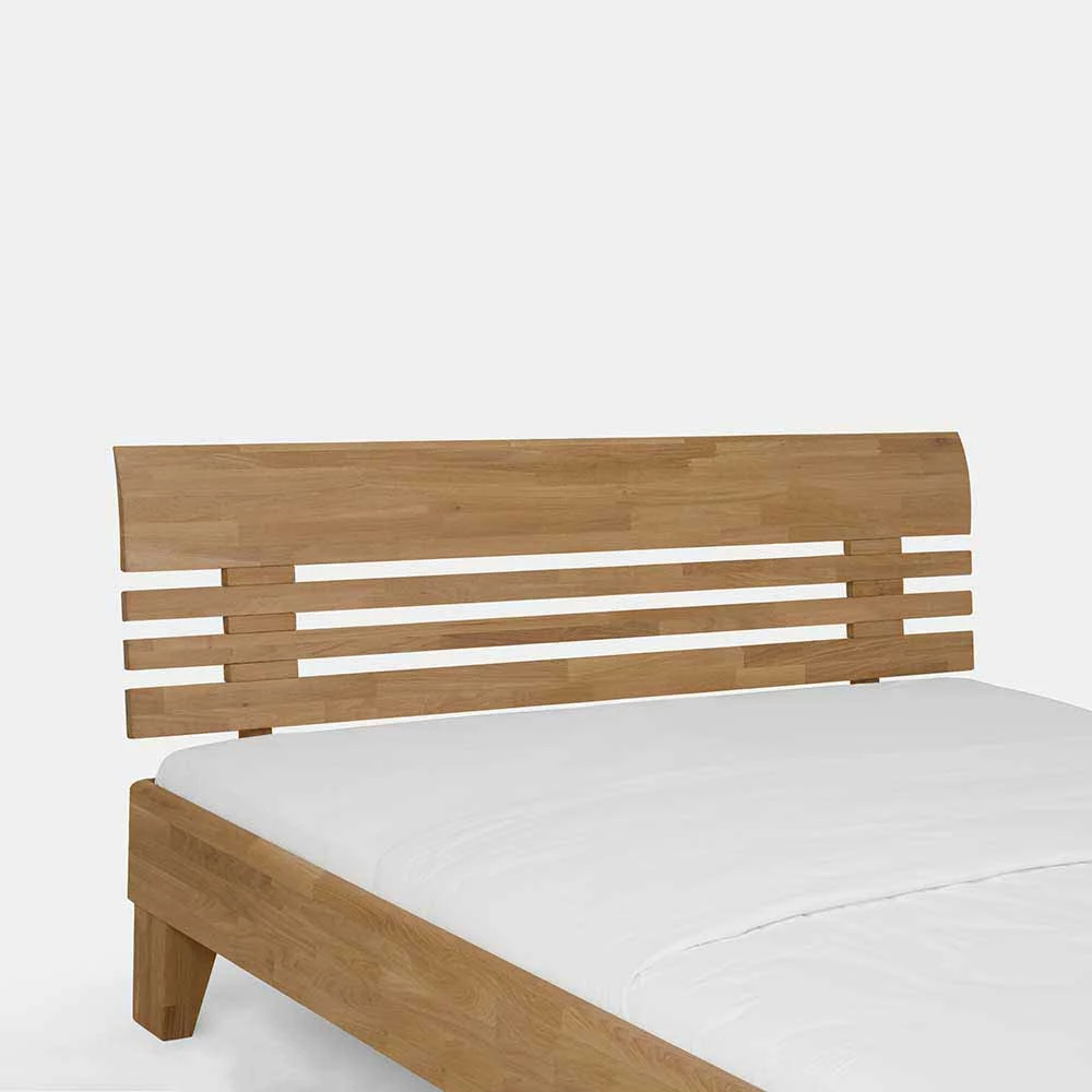 Wildeiche Holzbett Verinaros in Honigfarben geölt Wildeiche Holzbett Verinaros In Honigfarben Geölt -Massivholzbetten Shop wildeiche holzbett honigfarben geoelt auch in ueberlaenge 220cm verinaros 04