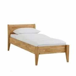 Wildeiche Holzbett Homlet Mit Komforthöhe